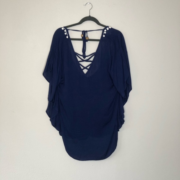 NWT Francesca’s Pom Pom Dress - Picture 2 of 3
